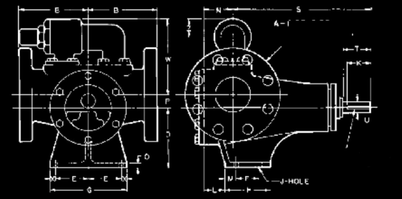 Desenho dimensional Fig. 12 do manual MAN001-10 com as letras das cotas da FBEI AS3