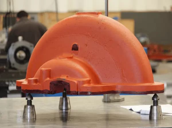 Molde de fundição para carcaça de bomba industrial