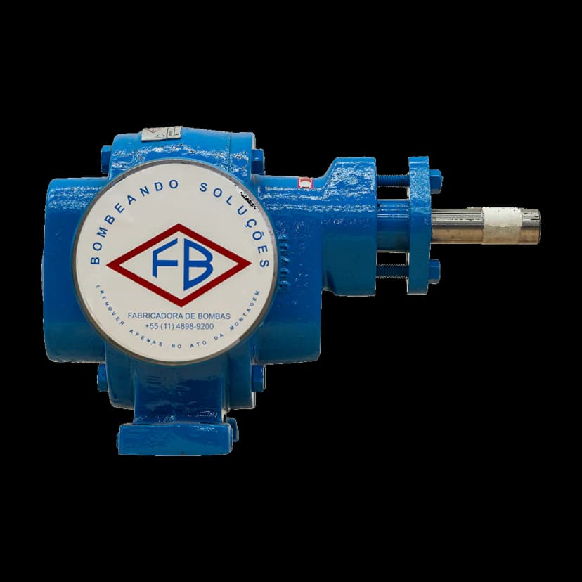 Bomba de engrenagem FBE 1.1/2" - Vazão 100 L/min, Pressão 14 kgf/cm² - FB Bombas