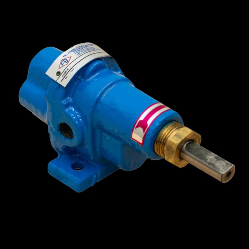 Bomba de engrenagem FBE 1/4" - Vazão 8,9 L/min, Pressão 22 kgf/cm² - FB Bombas