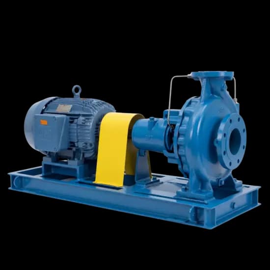 Bomba centrífuga — vista do conjunto montado